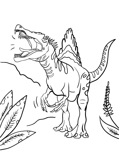 100+ Spinosaurus Coloring Pages Printable 25