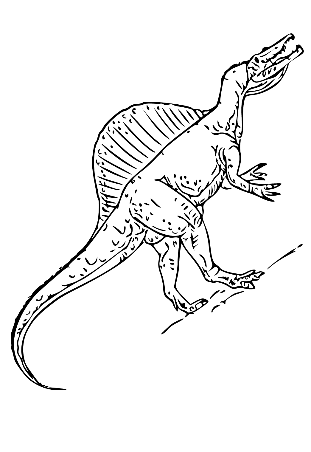 100+ Spinosaurus Coloring Pages Printable 26