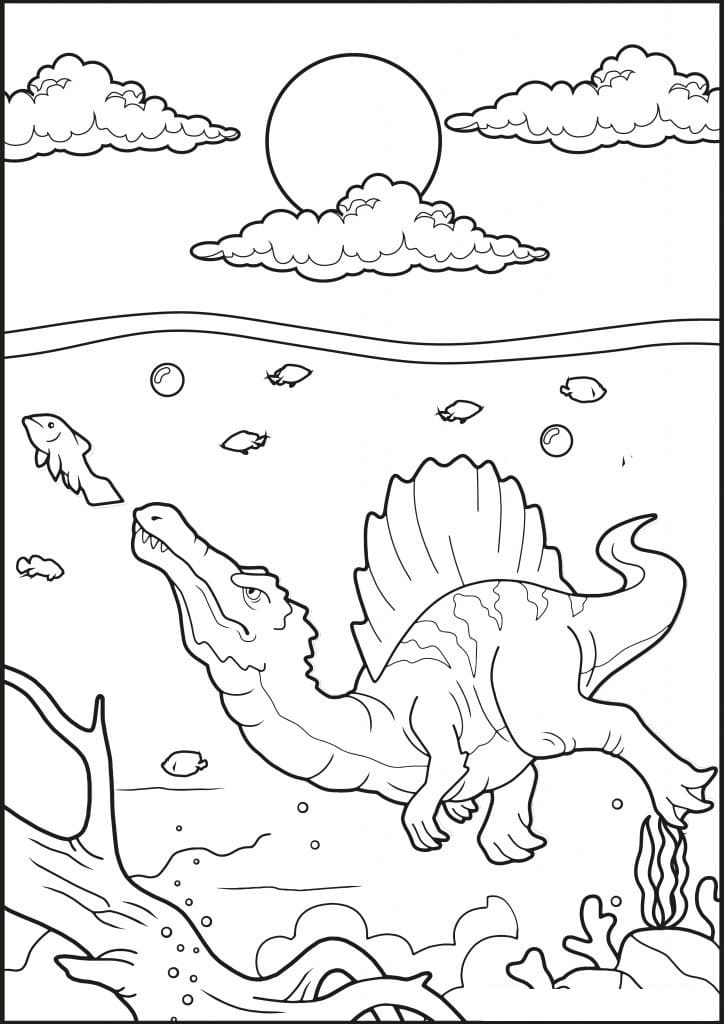 100+ Spinosaurus Coloring Pages Printable 29