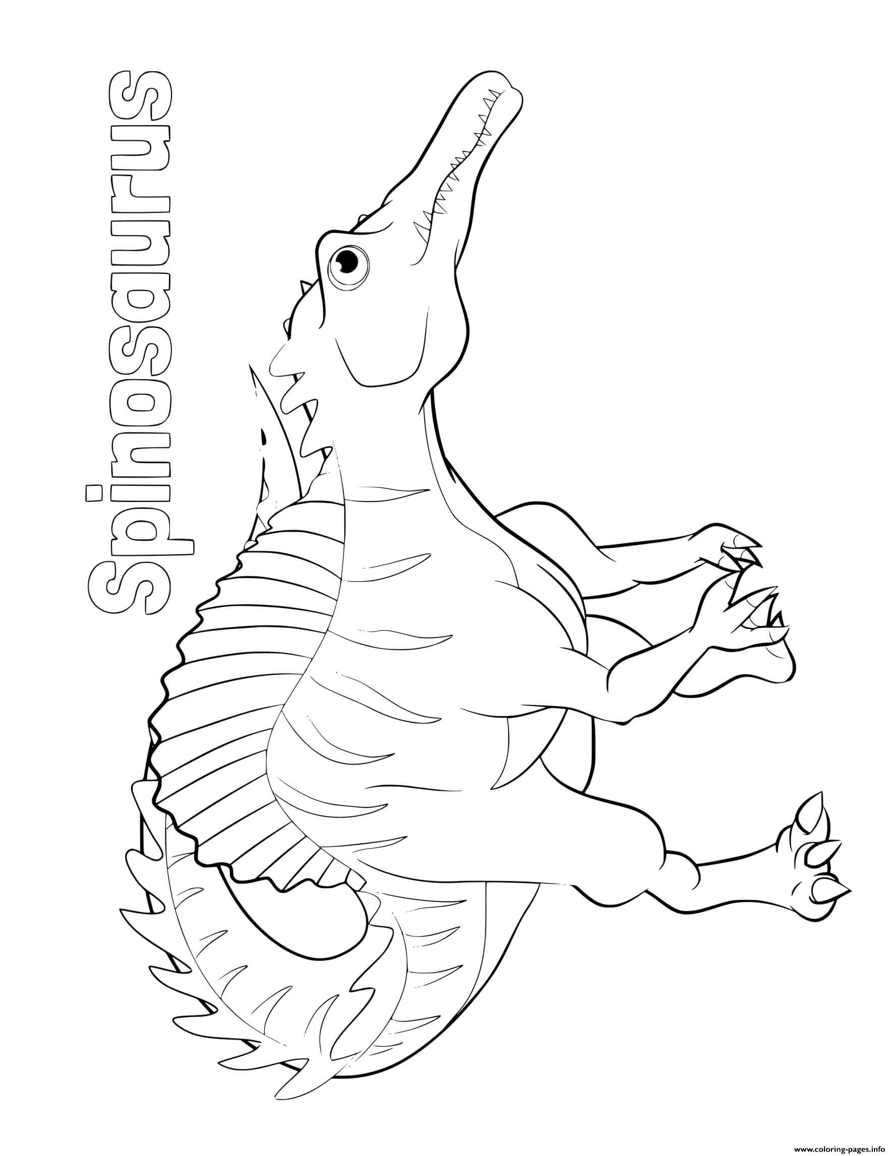 100+ Spinosaurus Coloring Pages Printable 31