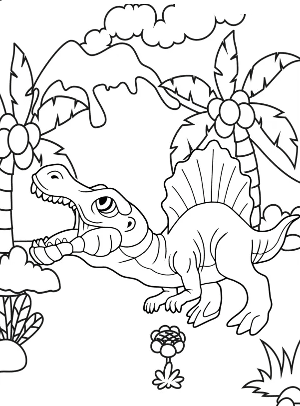 100+ Spinosaurus Coloring Pages Printable 32