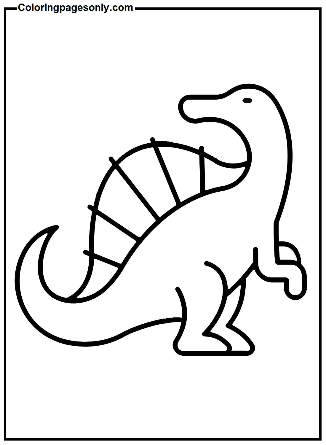 100+ Spinosaurus Coloring Pages Printable 36