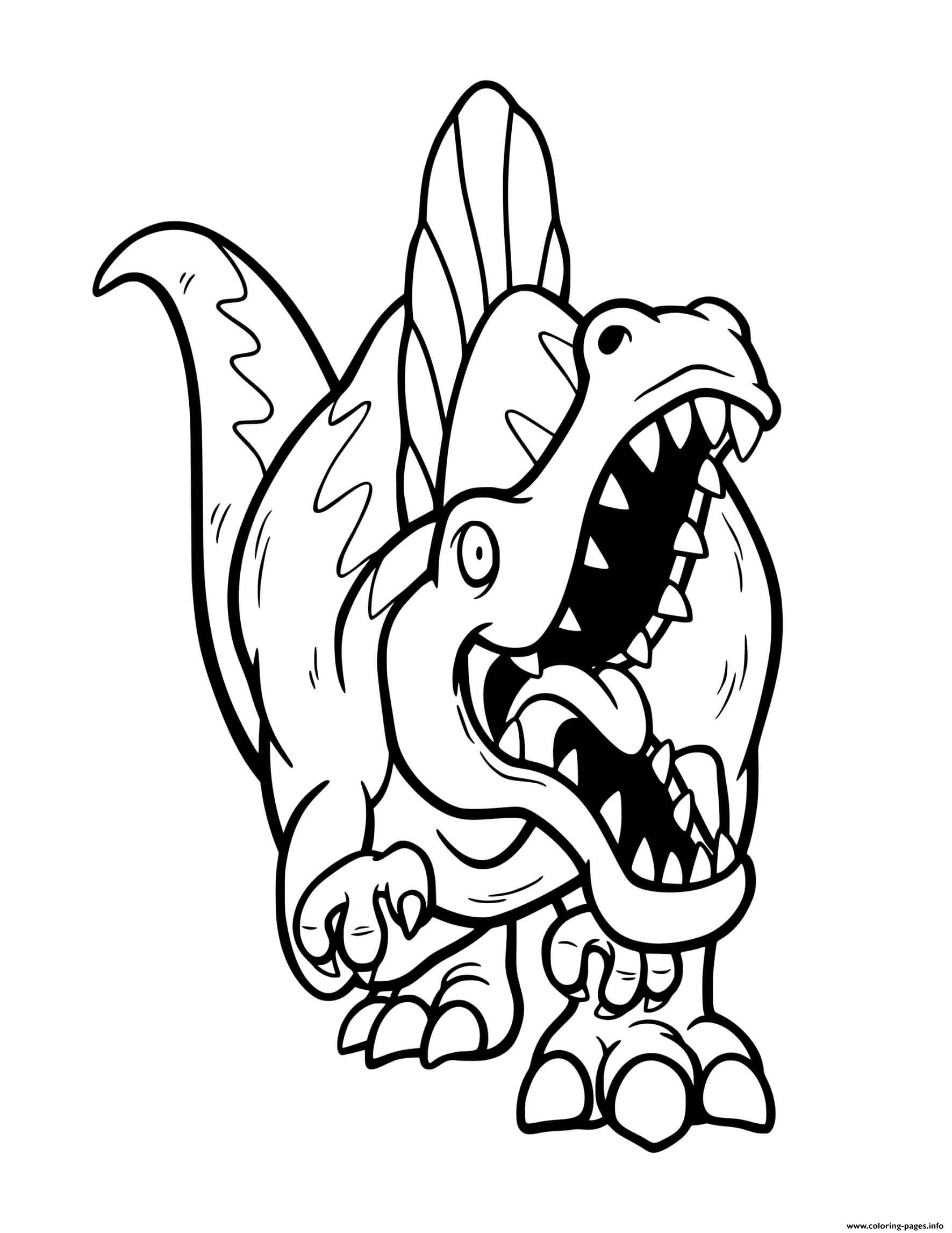 100+ Spinosaurus Coloring Pages Printable 42