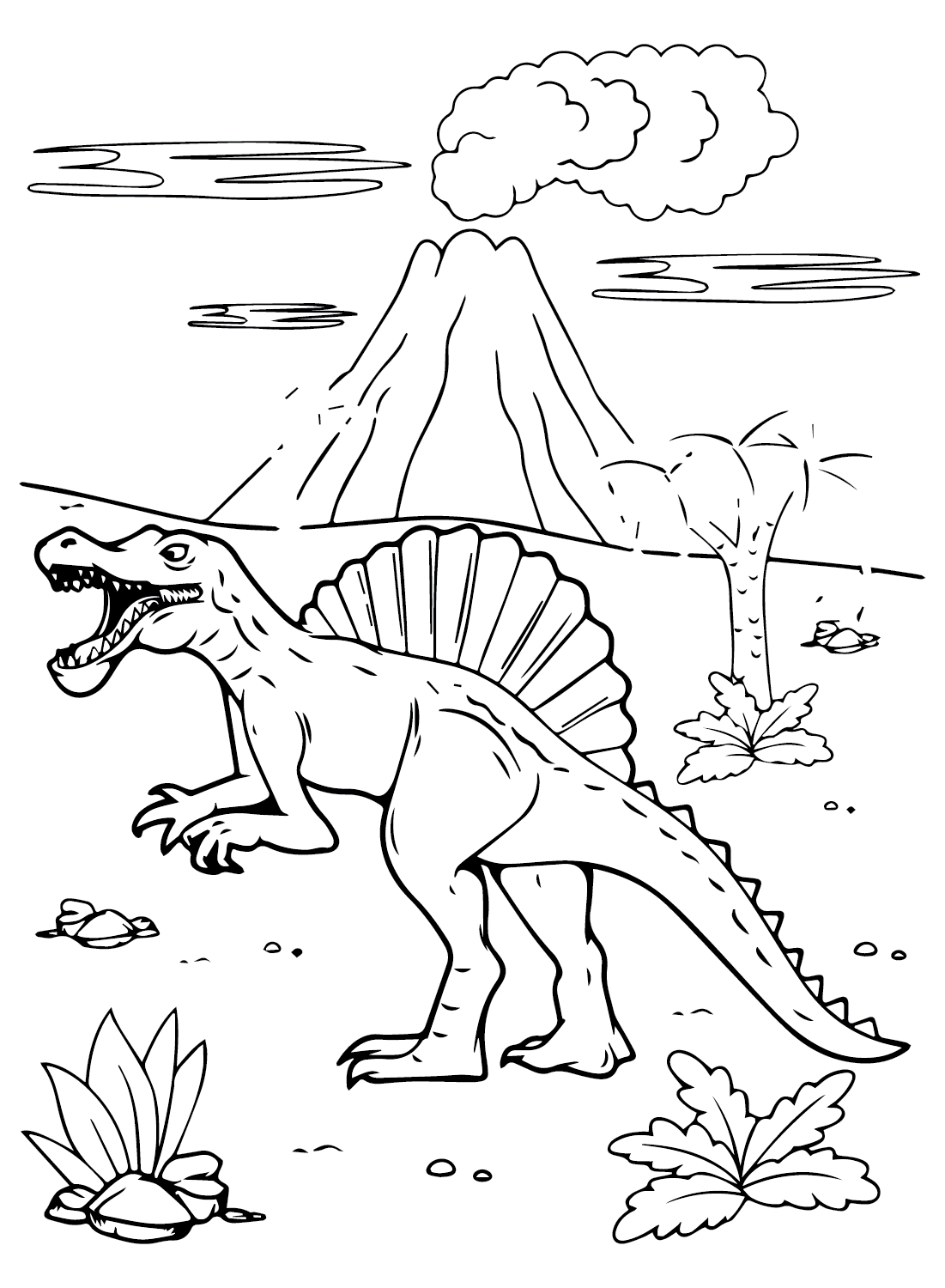 100+ Spinosaurus Coloring Pages Printable 43