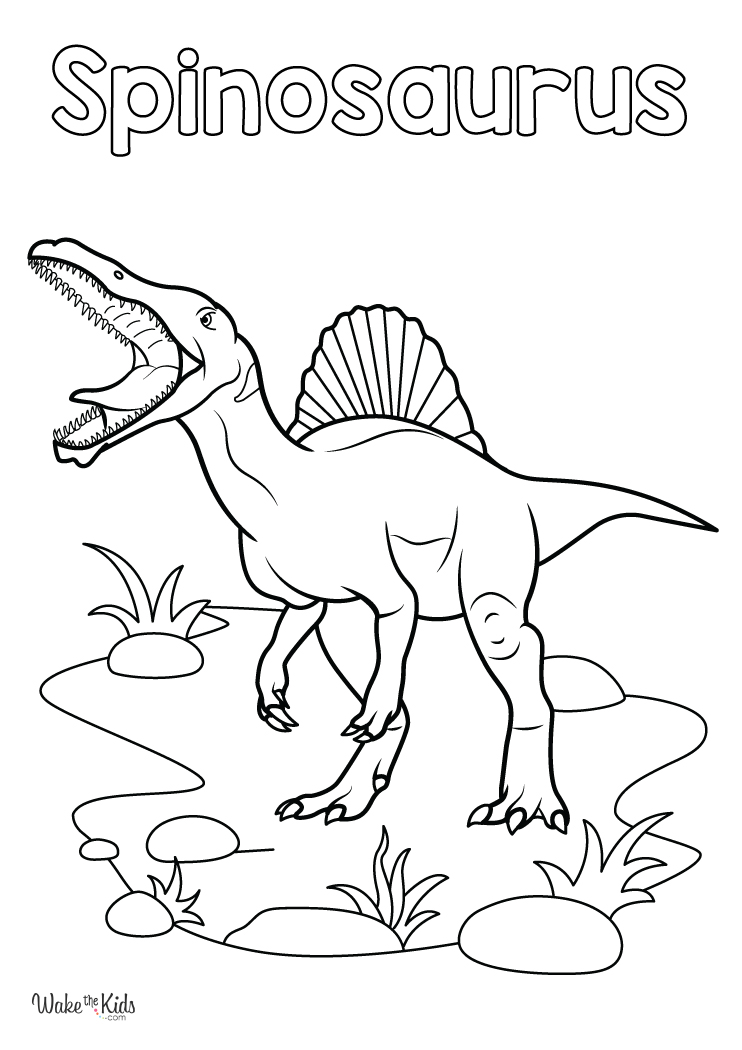 100+ Spinosaurus Coloring Pages Printable 45