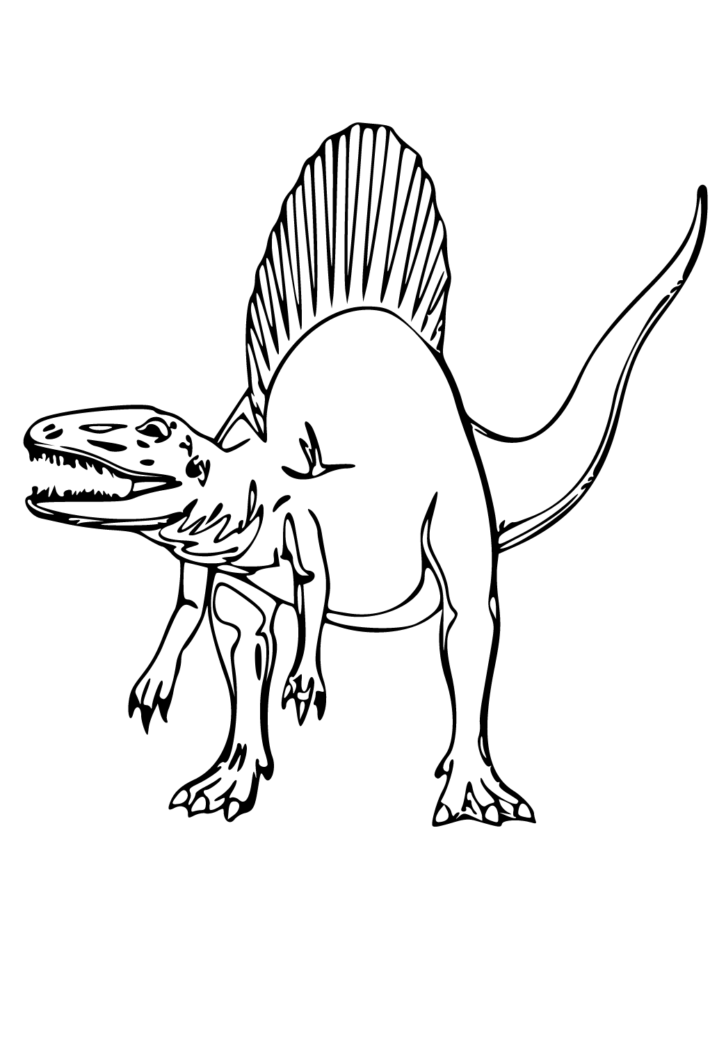 100+ Spinosaurus Coloring Pages Printable 51