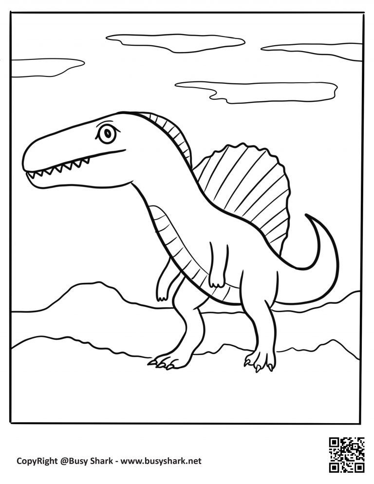 100+ Spinosaurus Coloring Pages Printable 55