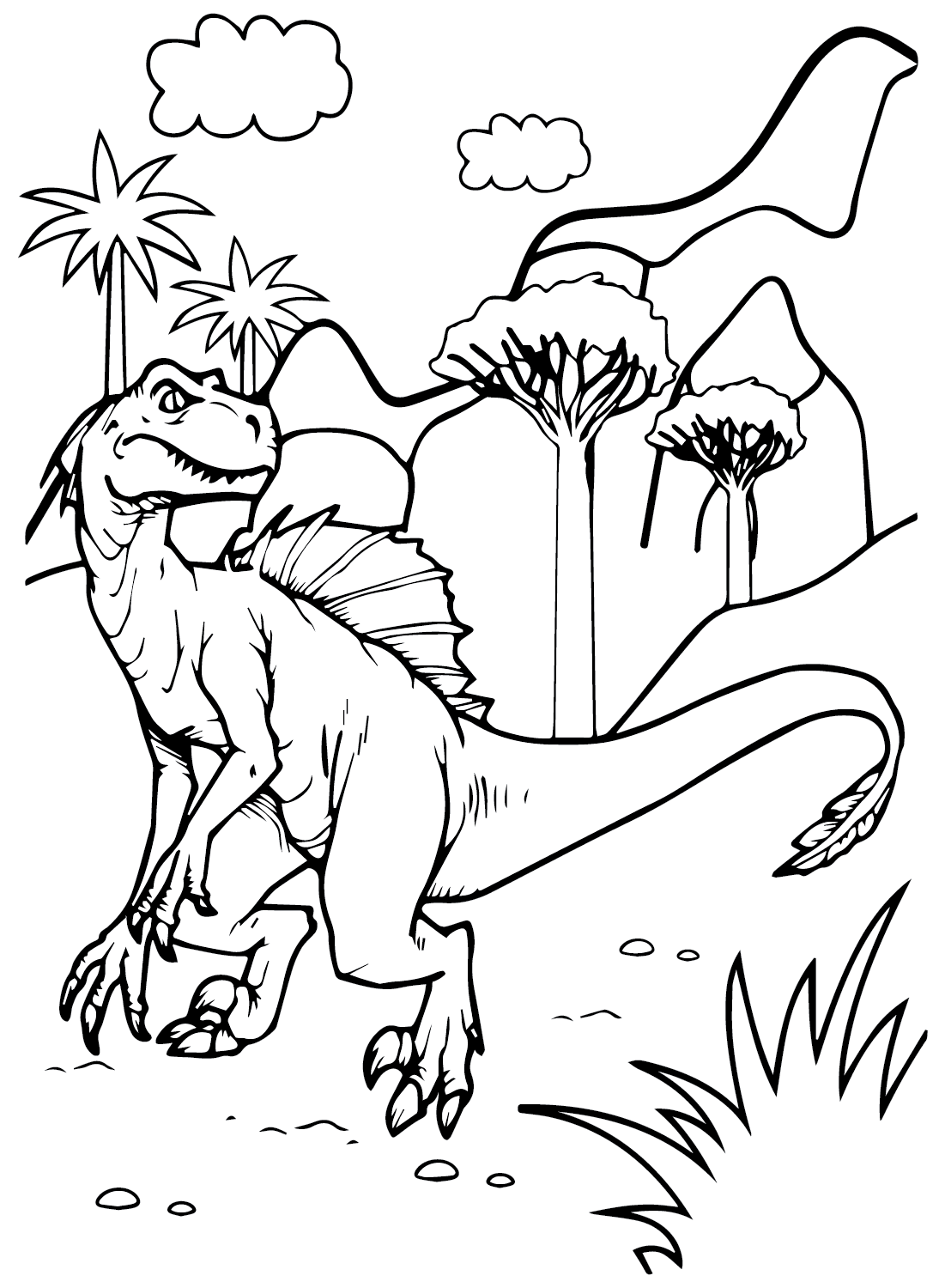 100+ Spinosaurus Coloring Pages Printable 56