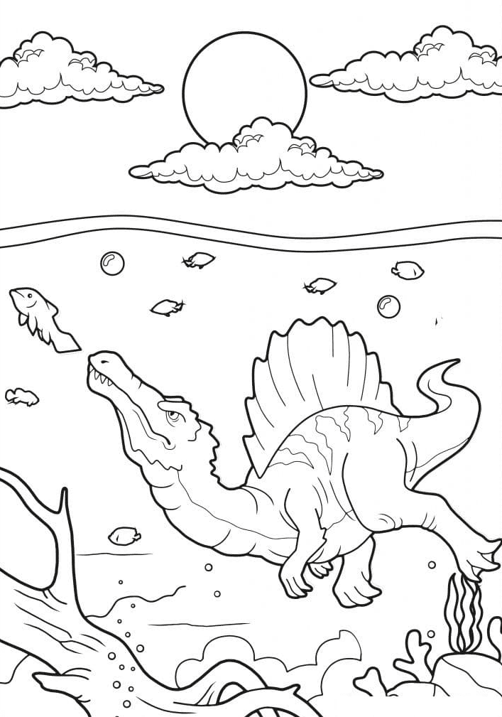 100+ Spinosaurus Coloring Pages Printable 59