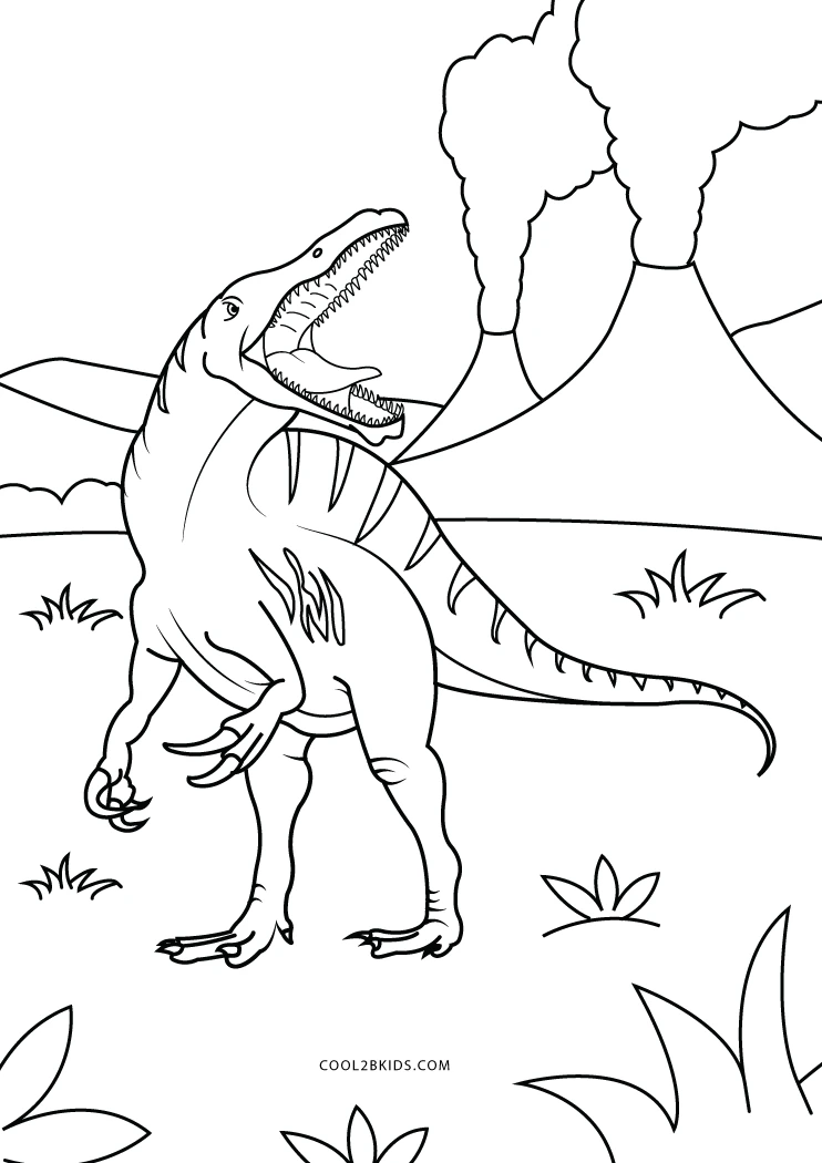 100+ Spinosaurus Coloring Pages Printable 60