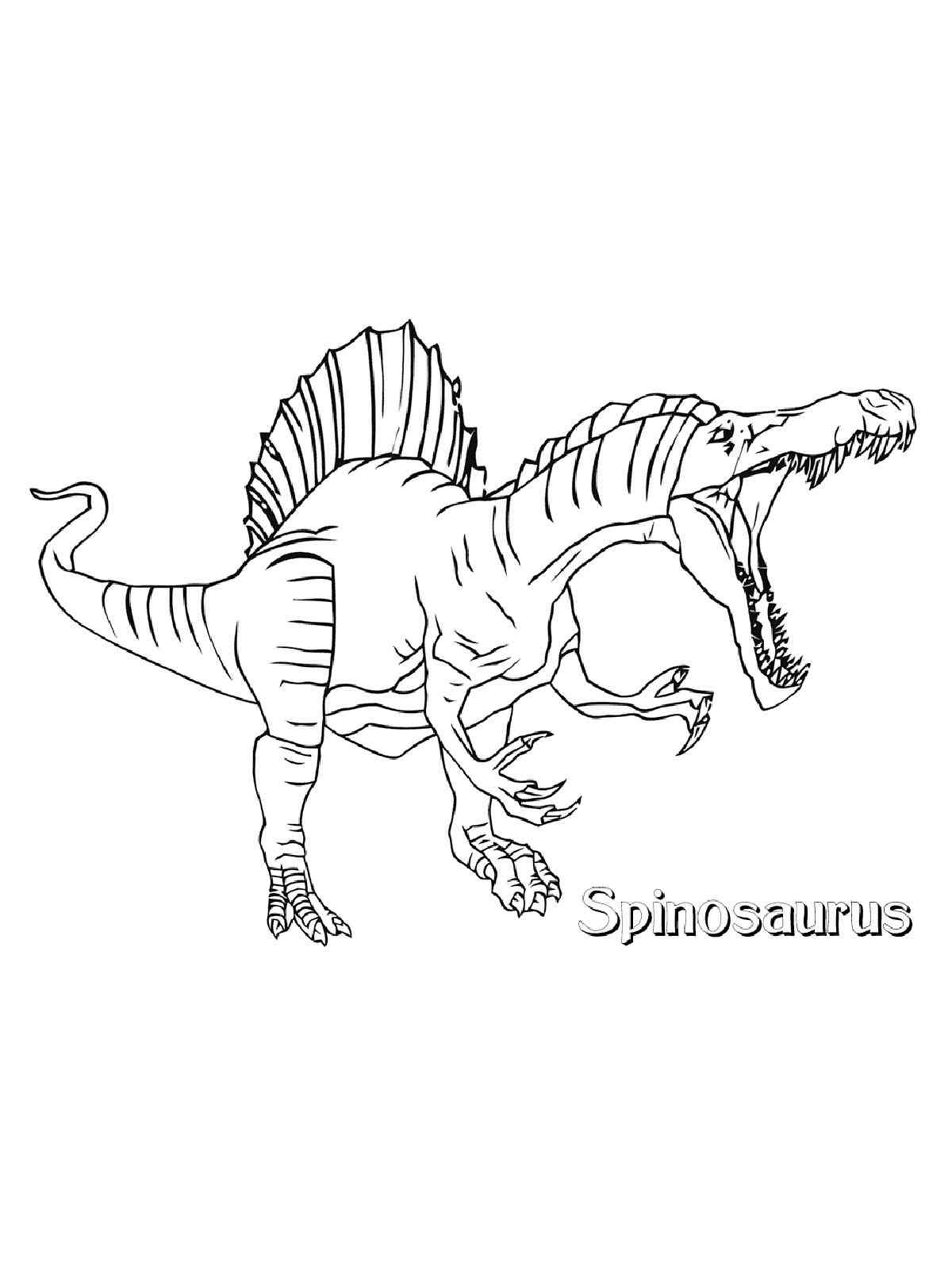 100+ Spinosaurus Coloring Pages Printable 64