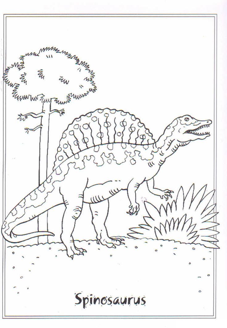 100+ Spinosaurus Coloring Pages Printable 73