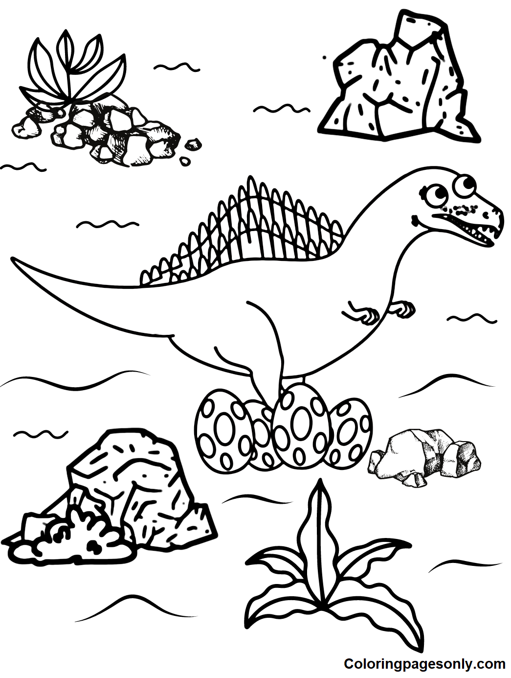 100+ Spinosaurus Coloring Pages Printable 76