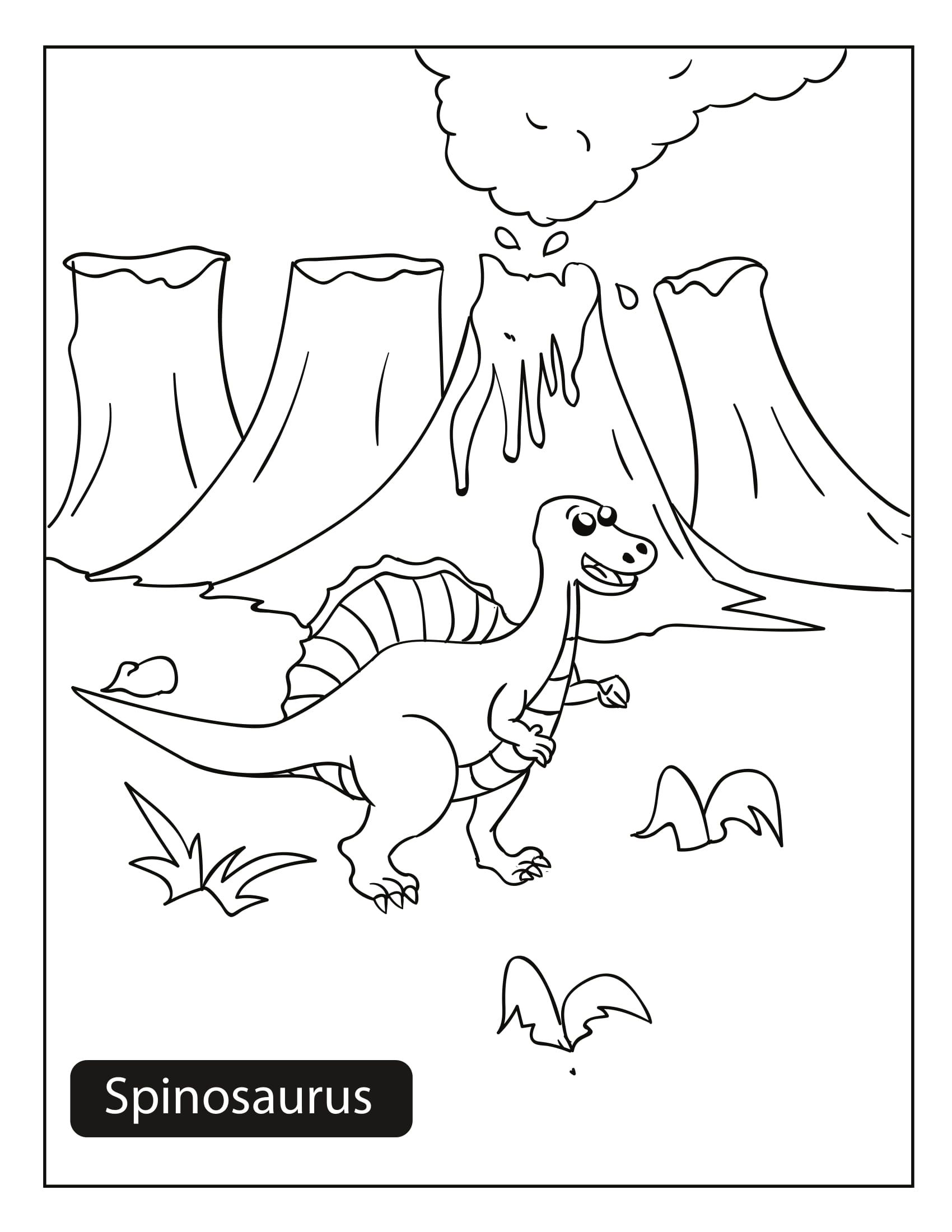 100+ Spinosaurus Coloring Pages Printable 77