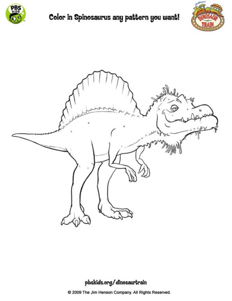 100+ Spinosaurus Coloring Pages Printable 79