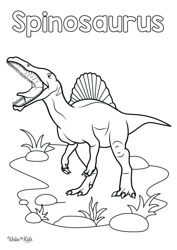 100+ Spinosaurus Coloring Pages Printable 8