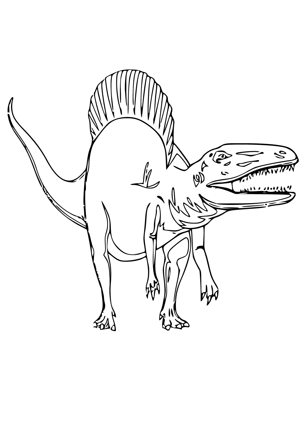 100+ Spinosaurus Coloring Pages Printable 83