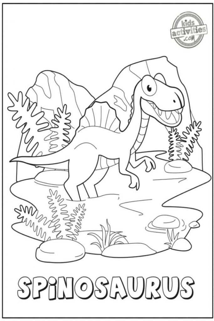 100+ Spinosaurus Coloring Pages Printable 84