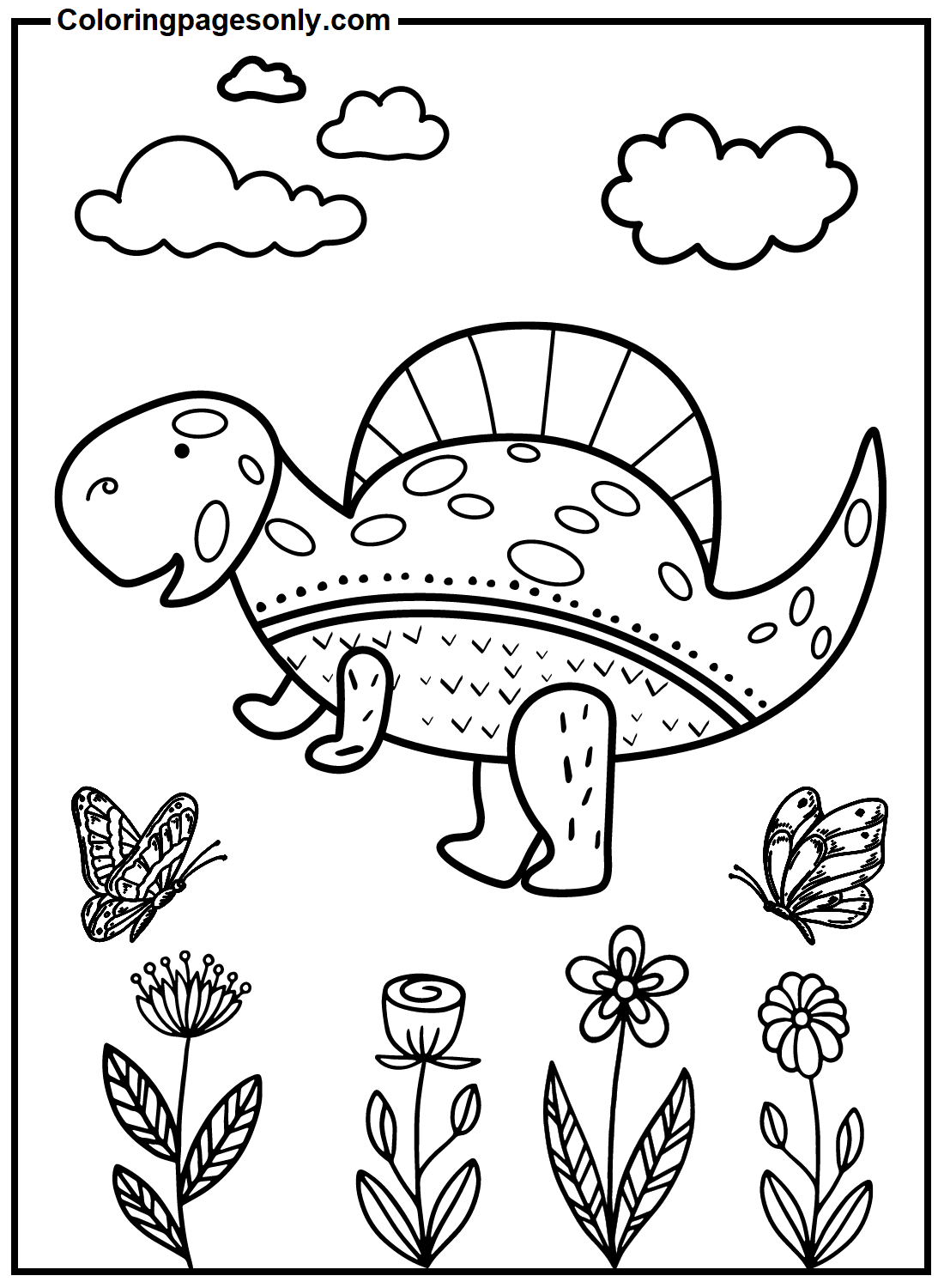 100+ Spinosaurus Coloring Pages Printable 88