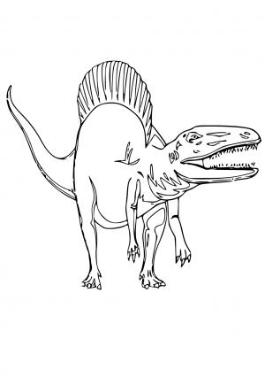 100+ Spinosaurus Coloring Pages Printable 9