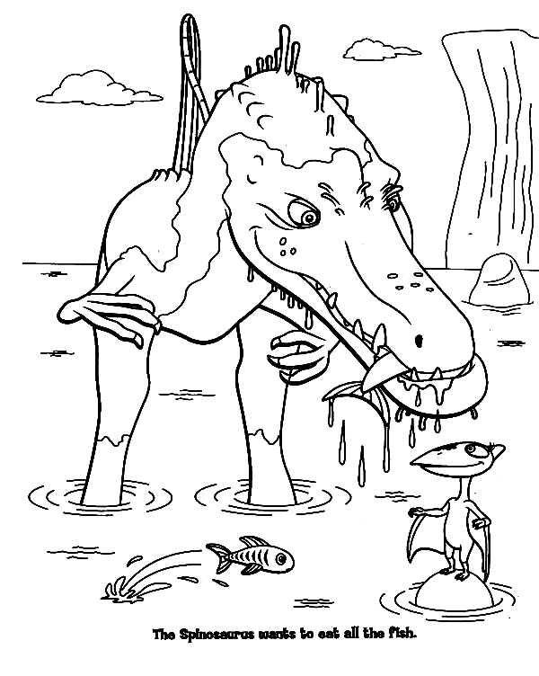 100+ Spinosaurus Coloring Pages Printable 90