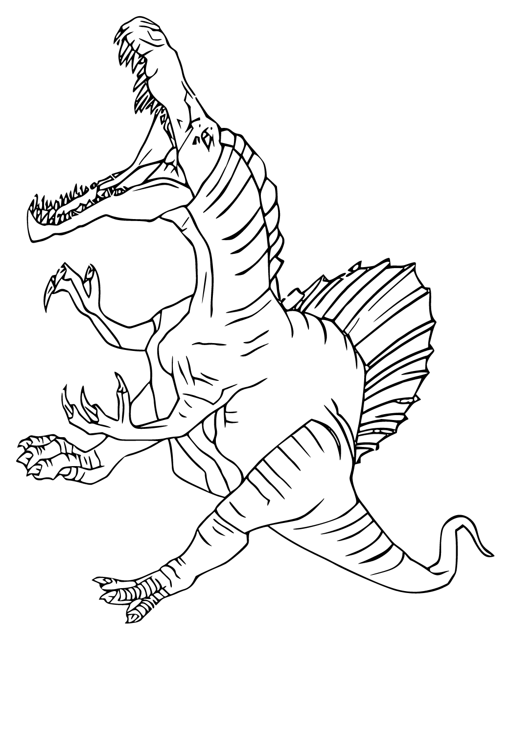 100+ Spinosaurus Coloring Pages Printable 95