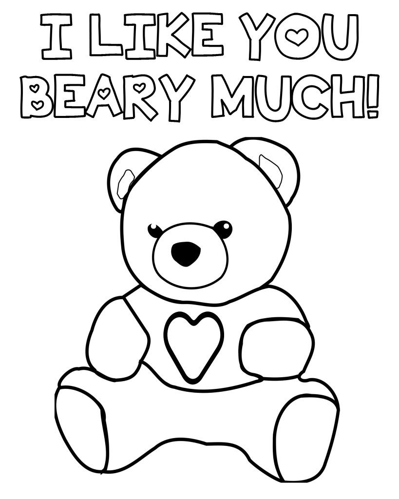 101 Free Printable Bear Coloring Pages for Kids 11