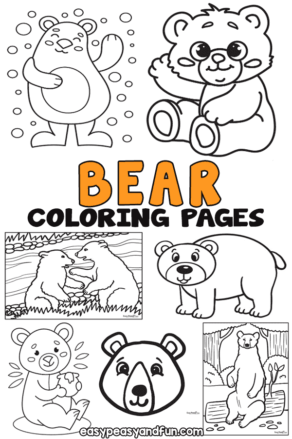 101 Free Printable Bear Coloring Pages for Kids 18