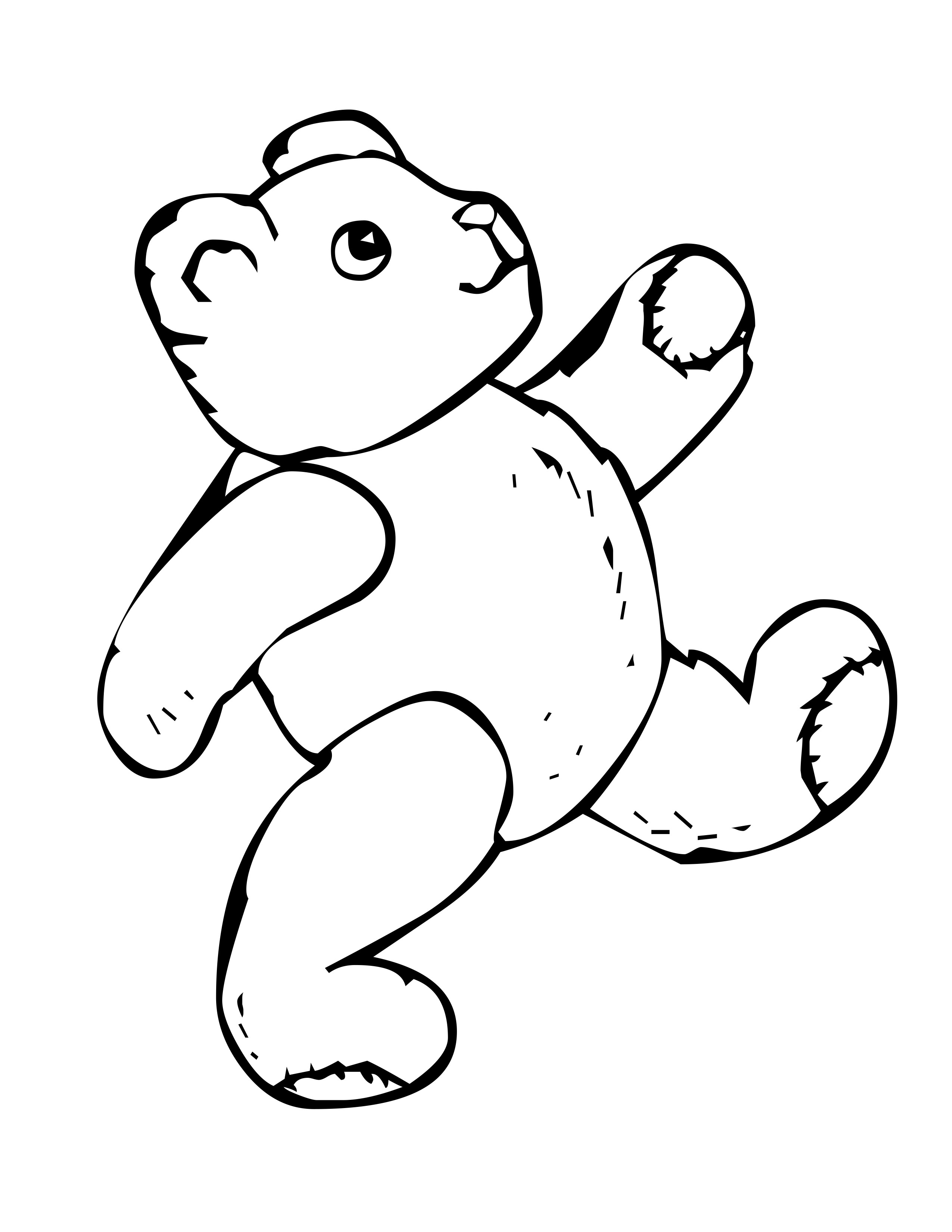 101 Free Printable Bear Coloring Pages for Kids 2