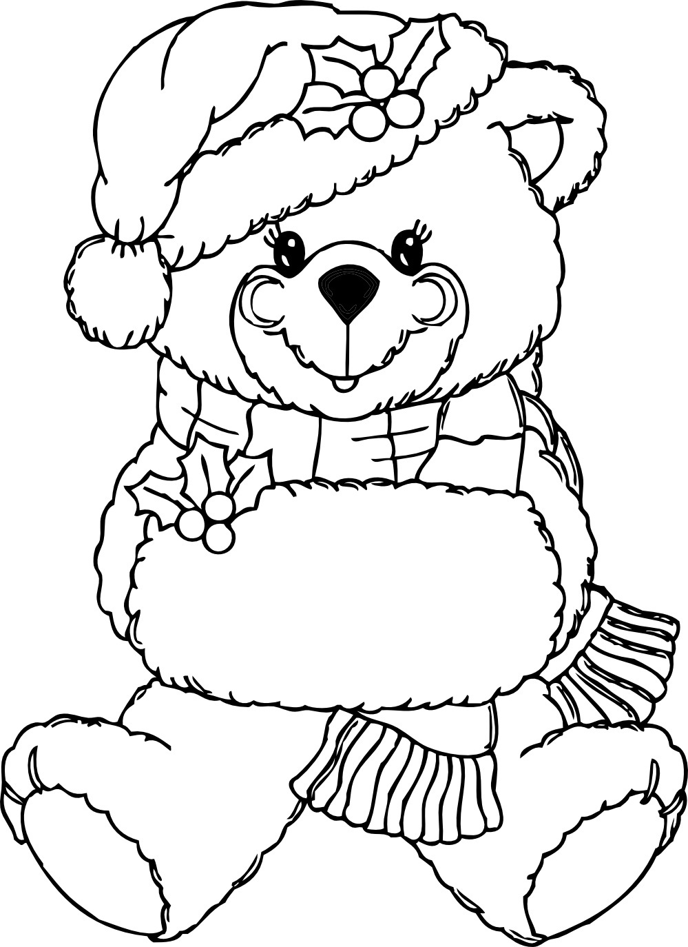 101 Free Printable Bear Coloring Pages for Kids 22