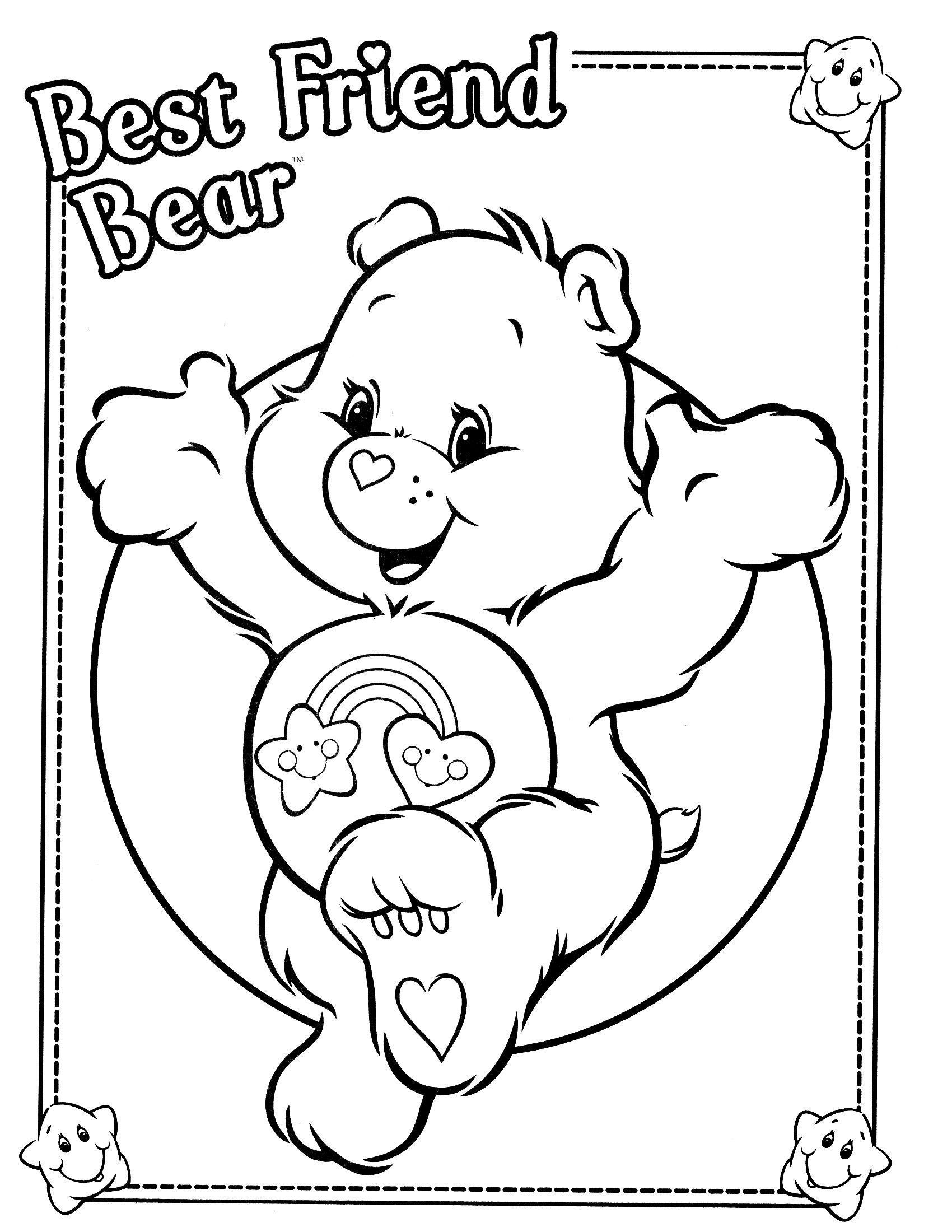 101 Free Printable Bear Coloring Pages for Kids 23