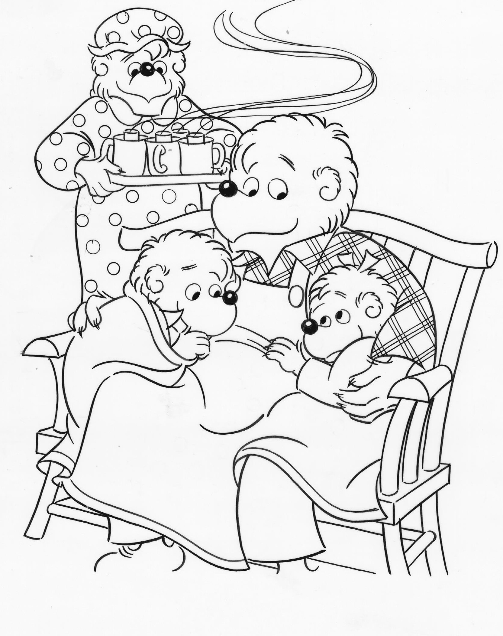 101 Free Printable Bear Coloring Pages for Kids 29