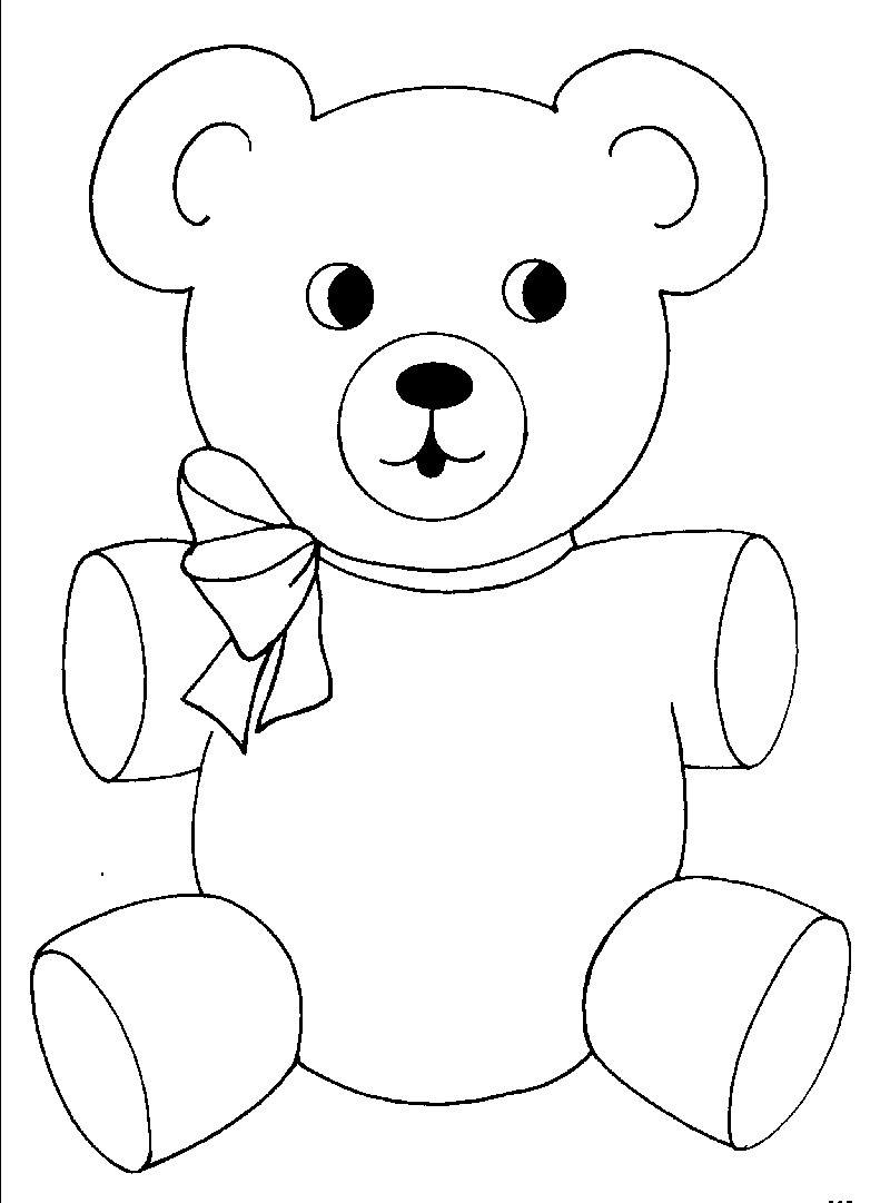 101 Free Printable Bear Coloring Pages for Kids 43