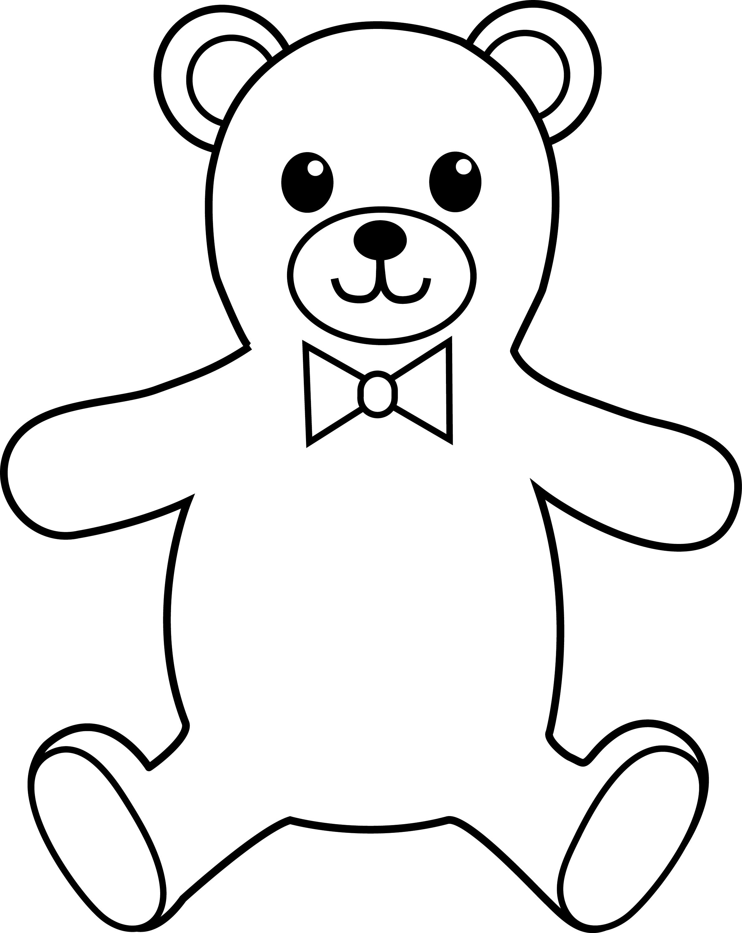 101 Free Printable Bear Coloring Pages for Kids 48