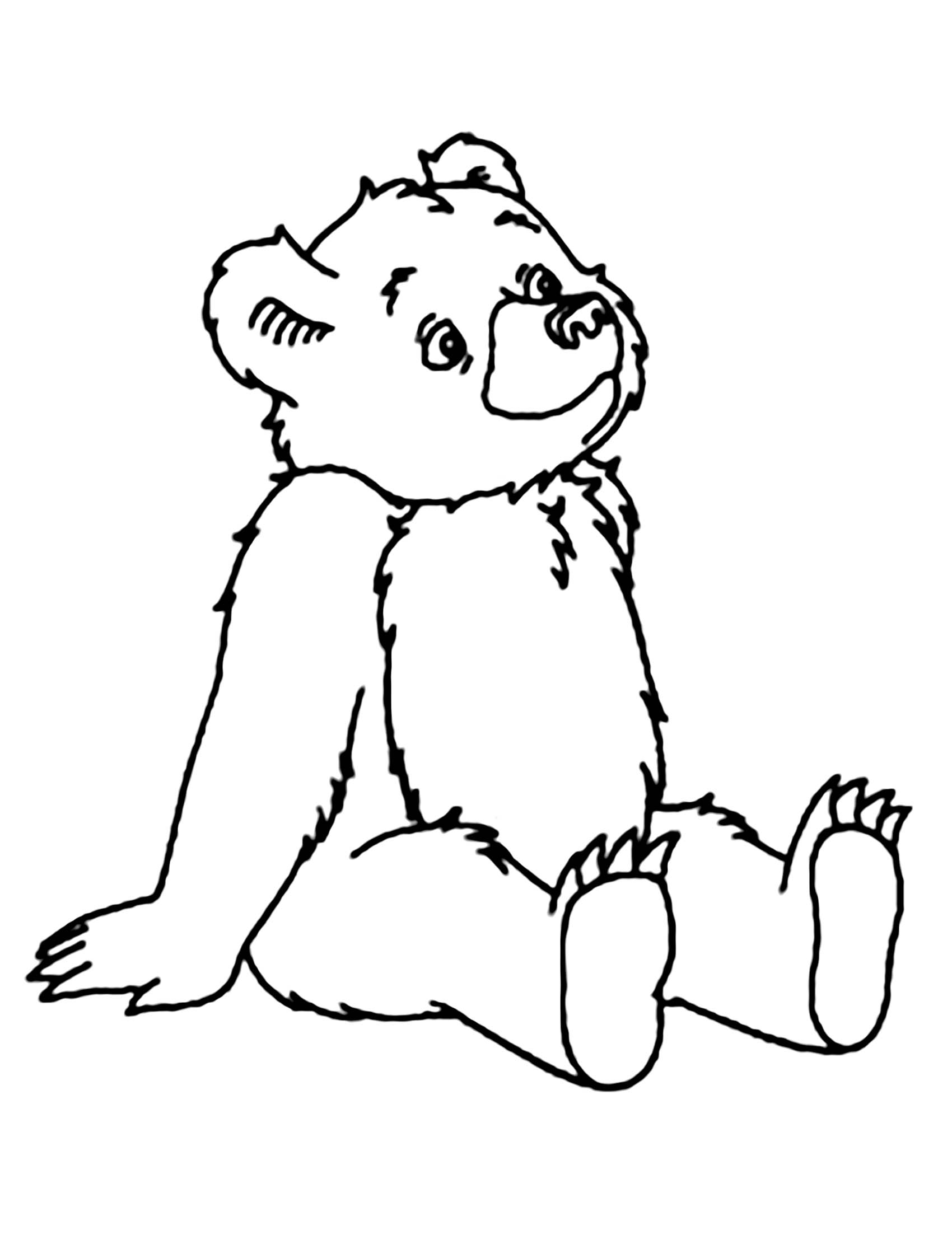 101 Free Printable Bear Coloring Pages for Kids 55