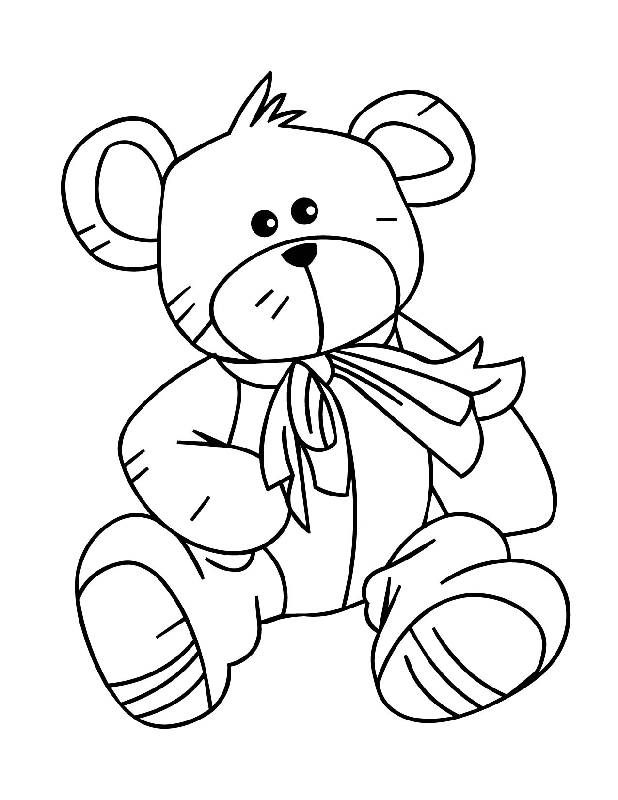 101 Free Printable Bear Coloring Pages for Kids 67