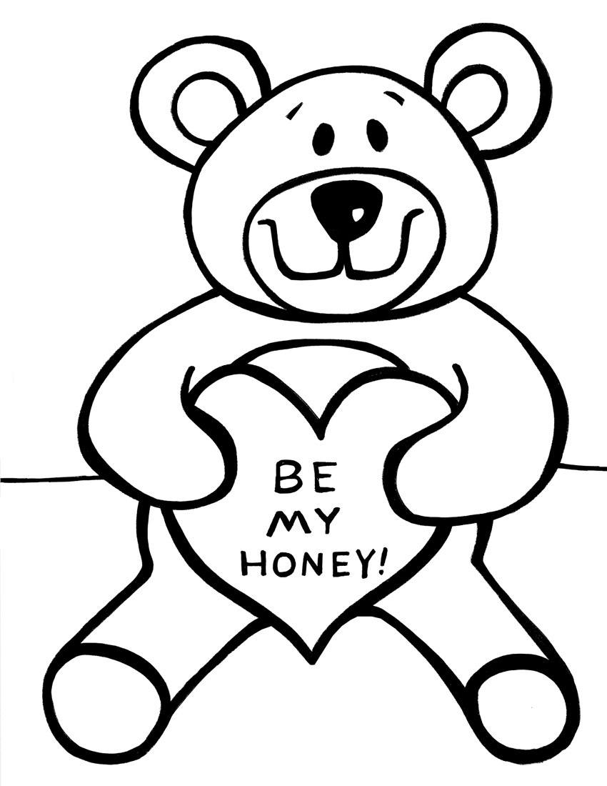 101 Free Printable Bear Coloring Pages for Kids 68