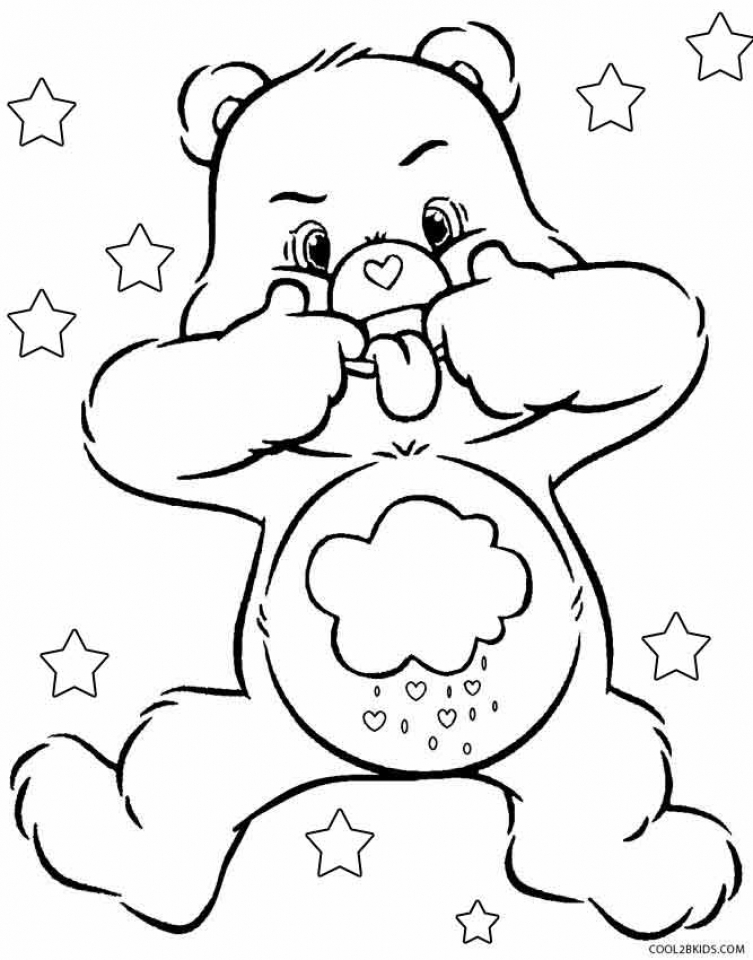 101 Free Printable Bear Coloring Pages for Kids 7