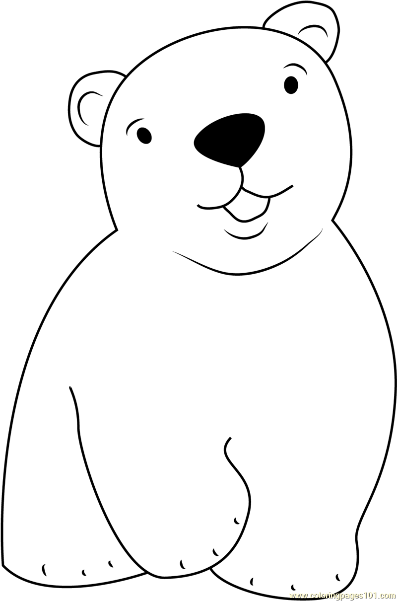 101 Free Printable Bear Coloring Pages for Kids 72