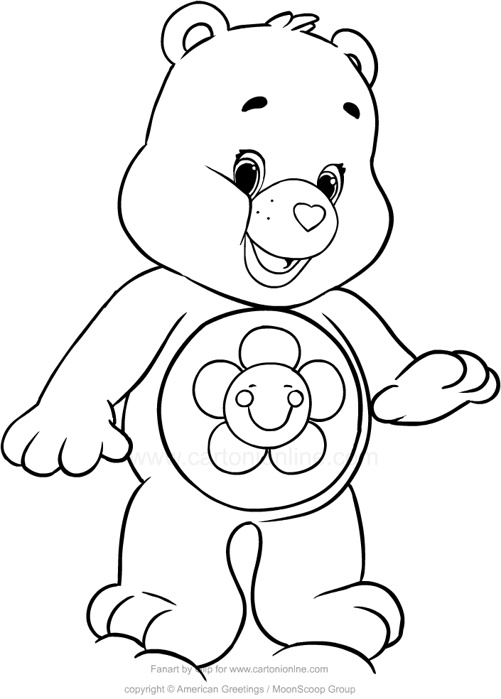 101 Free Printable Bear Coloring Pages for Kids 73