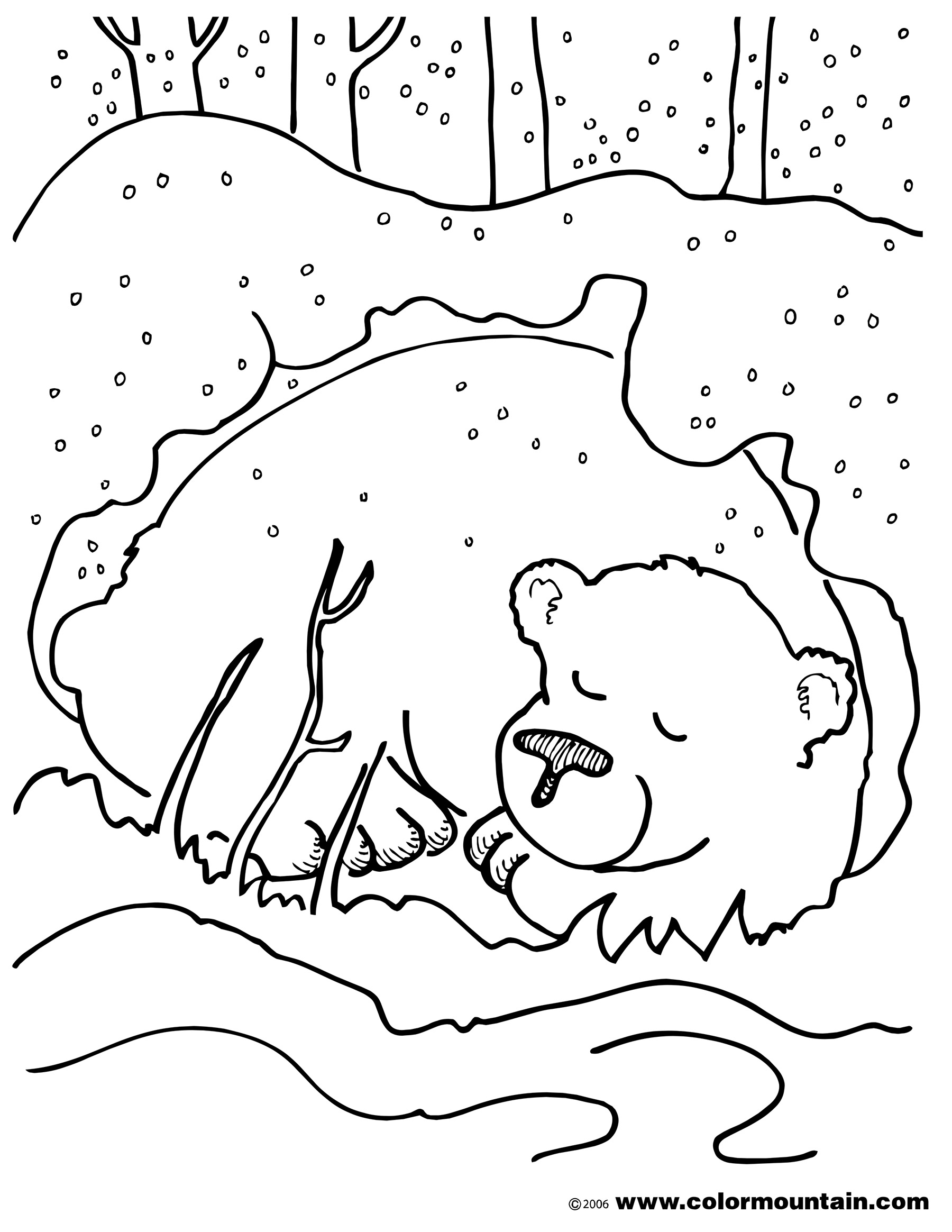 101 Free Printable Bear Coloring Pages for Kids 85