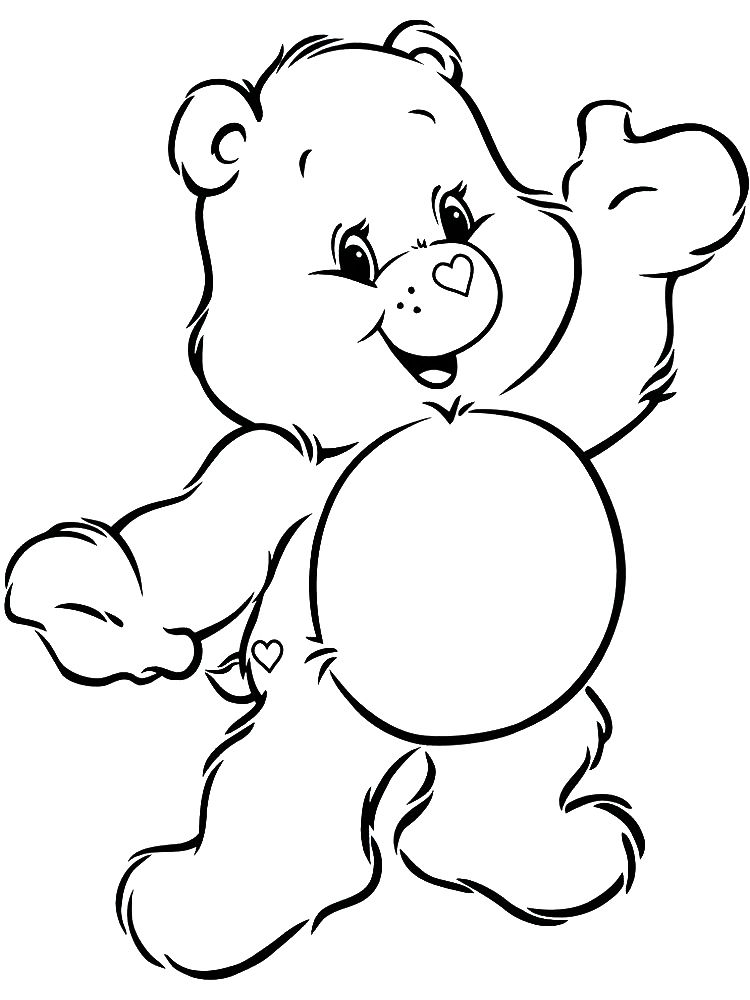 101 Free Printable Bear Coloring Pages for Kids 88