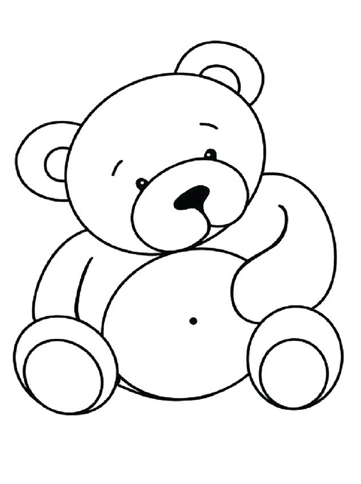 101 Free Printable Bear Coloring Pages for Kids 9