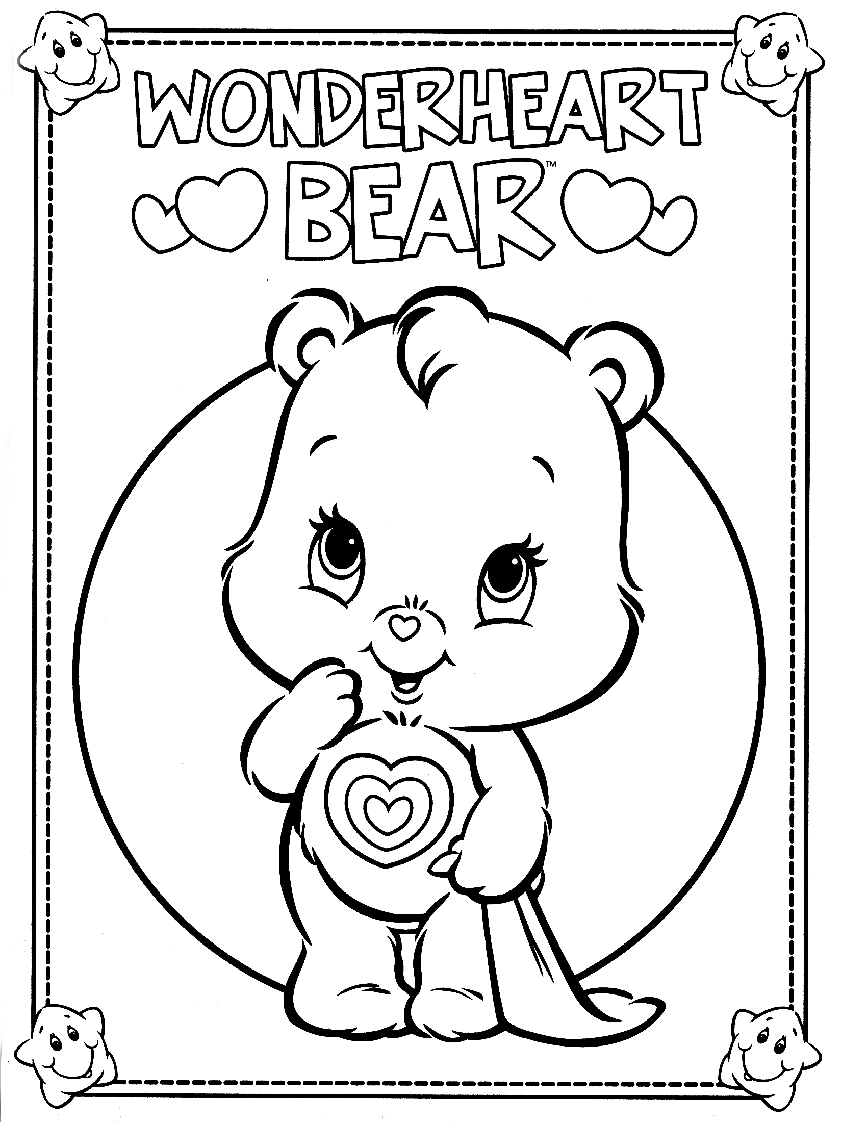 101 Free Printable Bear Coloring Pages for Kids 94