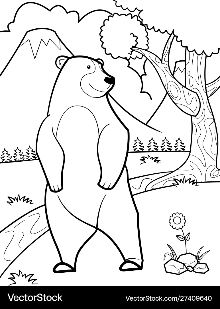 101 Free Printable Bear Coloring Pages for Kids 99