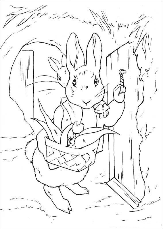 105 Adorable Peter Rabbit Coloring Pages Printable 3