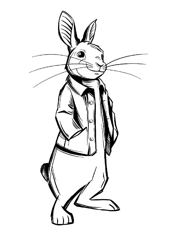 105 Adorable Peter Rabbit Coloring Pages Printable 4