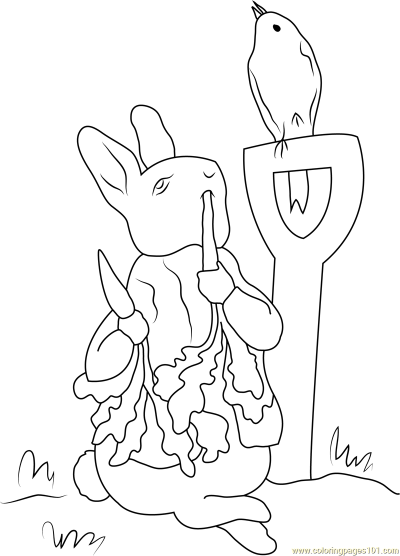 105 Adorable Peter Rabbit Coloring Pages Printable 47