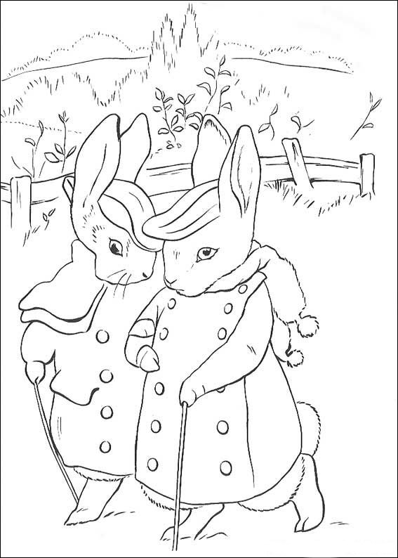 105 Adorable Peter Rabbit Coloring Pages Printable 57