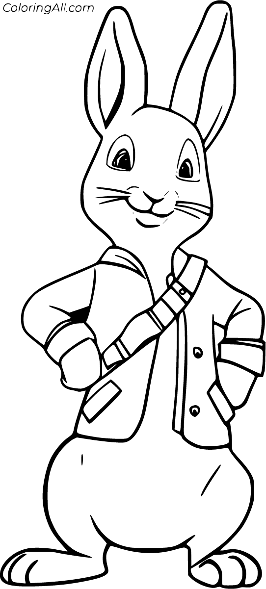 105 Adorable Peter Rabbit Coloring Pages Printable 58